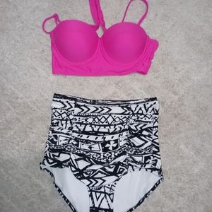 Two piece bathing suit